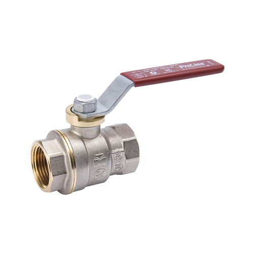 ProLine SERIES 107-002NL Full-Port Ball Valve, Forged Brass, Female ...