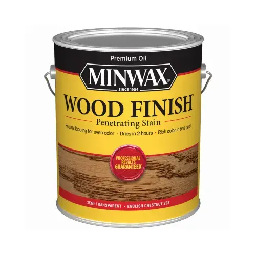 Wood Finish Penetrating Stain, English Chestnut, 1-Gallon