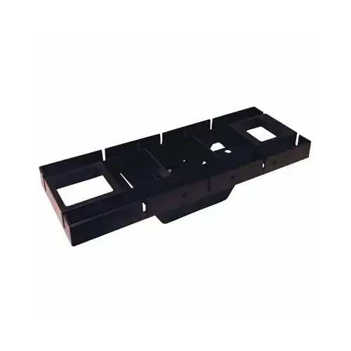 Patriot Mailbox Mounting Board, Black Plastic