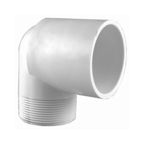 Schedule 40 PVC 90-Degree Street Elbow, White, 1-In.