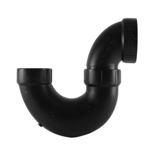 Charlotte Pipe ABS 00706X 0800HA ABS/DWV P-Trap Less Clean Out, 2-In.