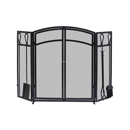 PANACEA 15138 Fireplace Screen With Tools