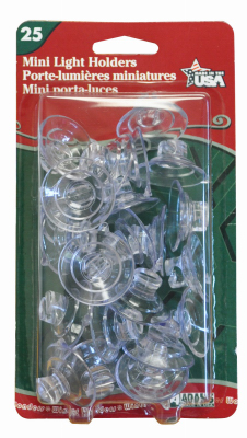 Adams 7501-00-1040 Mini Light Holders, 25-Ct.