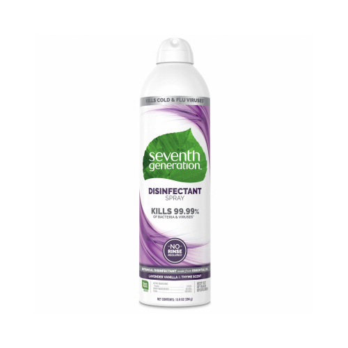 SEVENTH GENERATION 68397964 Disinfecting Spray Cleaner Lavender Vanilla & Thyme Disinfectant 13.9 oz