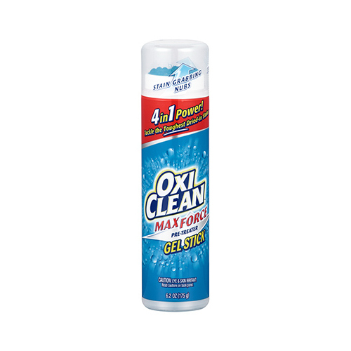 OxiClean 51355 Max Force Stain Remover, 6.2 oz, Gel, Blue