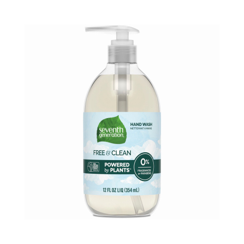 SEVENTH GENERATION 67232151 Liquid Hand Soap Free & Clean Unscented Hand Soap 12 oz