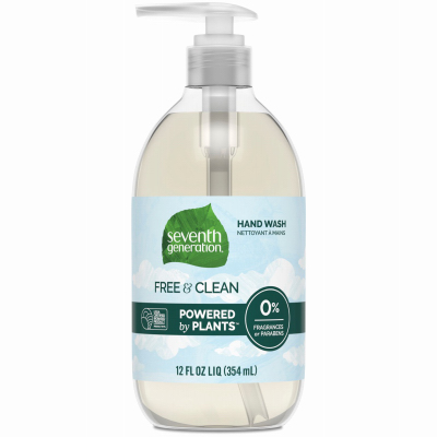 SEVENTH GENERATION 67232151 Liquid Hand Soap Free & Clean Unscented Hand Soap 12 oz