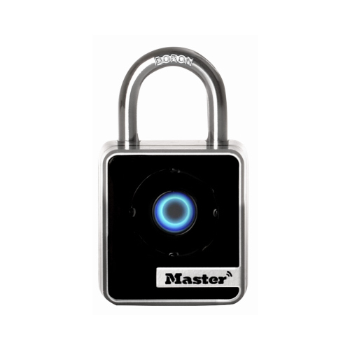 Bluetooth Smart Padlock Bluetooth Smart Padlock, 1-29/32" Body Width, 9/32" Shackle, Open with Phone or Keypad