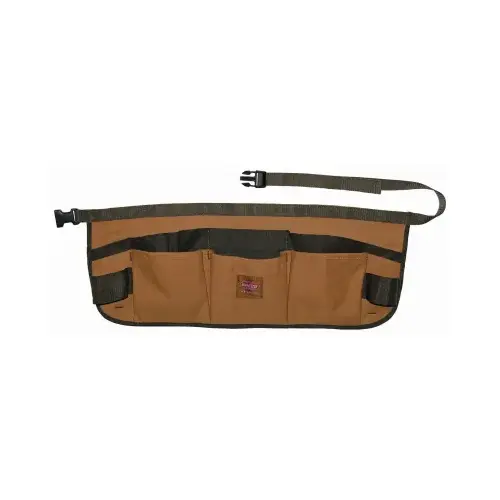 Bucket Boss 80100 Apron, 52 in Waist, Duckwear Canvas, Brown, 13-Pocket