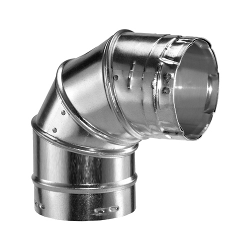 5 in. x 9.3 in. Type-B 90-Degree Elbow for Chimney Pipe