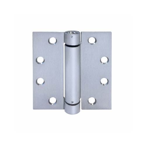 Tell Manufacturing HG100323 Spring Hinge, Stainless Steel, Satin, Fixed Pin, Wall Mounting