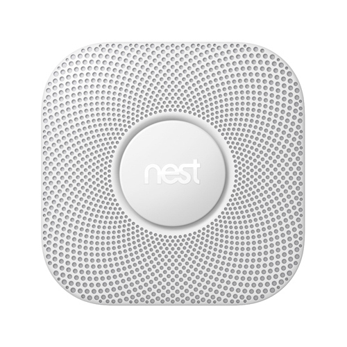 TD SYNNEX Corporation S3003LWES Nest Protect 2nd Generation Smart Smoke & CO Alarm, Hardwired w/Battery Backup