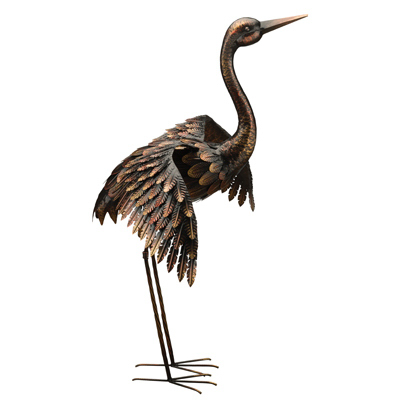 Regal Art & Gift 11516 41" BRZ Crane Statue