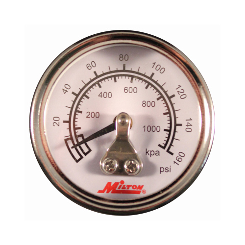 Milton Industries, Inc. 1189 High Pressure Gauge, Mini, 1/8 In. NPT