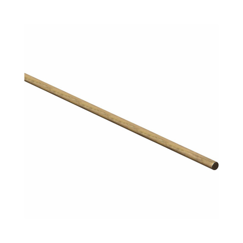 Stanley Hardware N215236 4052BC 3/16" x 36" Solid Brass Smooth Rod in Solid Brass Solid Brass Finish