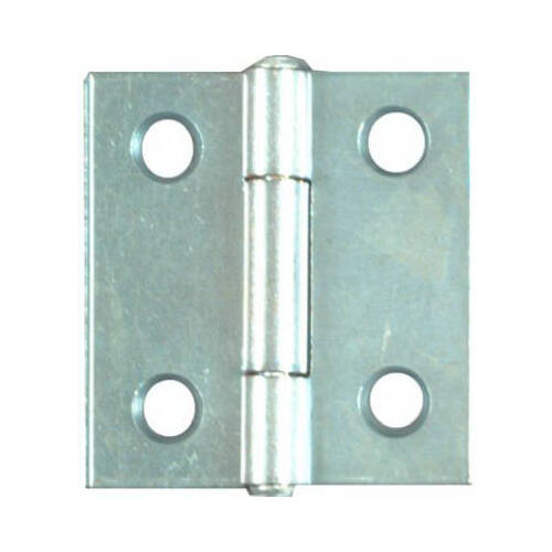 V518 1-1/2" Non Removable Pin Hinge Zinc Plated Finish - pack of 5