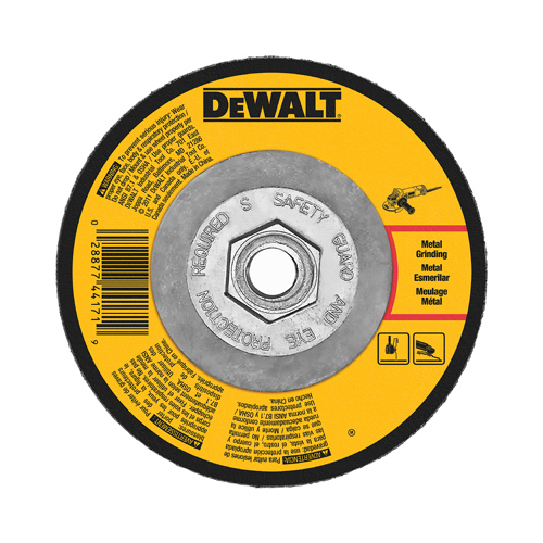 Grinding Wheel, 4-1/2 in Dia, 1/8 in Thick, 5/8-11 in Arbor, 24 Grit, Very Coarse