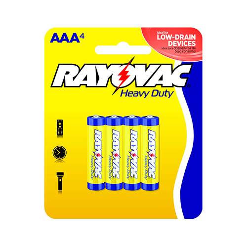 Rayovac 3AAA-4F Standard Battery - Single Use Zinc Chloride AAA