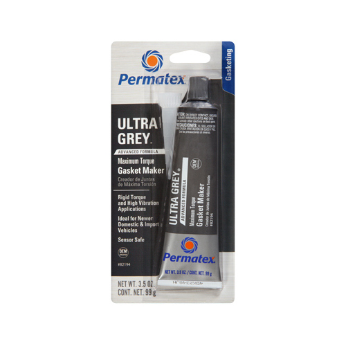 PERMATEX 82194 RTV Silicone Gasket Maker Type-1 3.0 oz Ultra Gray