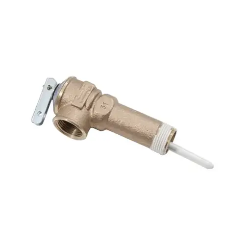 3/4 In. MIPS Inlet X 3/4 In. FIPS Outlet Long Shank Temperature & Pressure Relief Valve