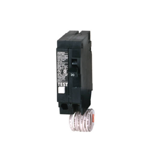 QP PLUG IN GFCI BREAKER 1 POLE 20 AMP Black