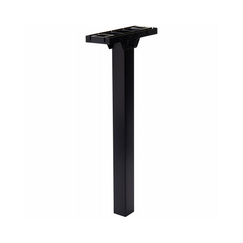 Mailbox Post Patriot 46.9" Powder Coated Black Polymer Powder Coated