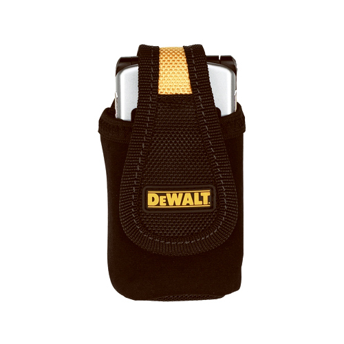 DEWALT DG5126 Cell Phone Holder 1 pocket Polyester Fabric 2.9" L X 6.8" H Black Black