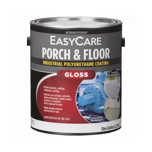 Porch & Floor Gloss Polyurethane Enamel, Hunter Green, 1-Gallon