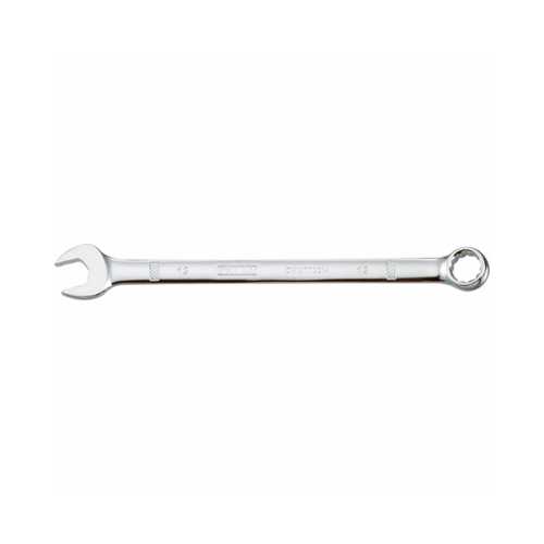 Combination Wrench, Metric, 13 mm Head, 7-3/32 in L, 12-Point, Chrome, Comfort-Grip Handle