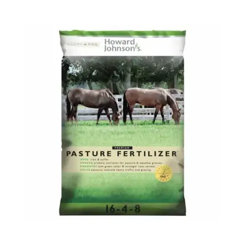 HOWARD JOHNSONS ENTERPRISES 100207646 Pasture Fertilizer, 16-04-08 Formula, 12,500 Sq. Ft. Coverage, 50-Lbs.