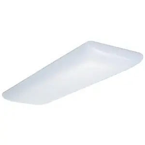 2-Lamp White Fluorescent Residential Softside Cloud Wraparound Light