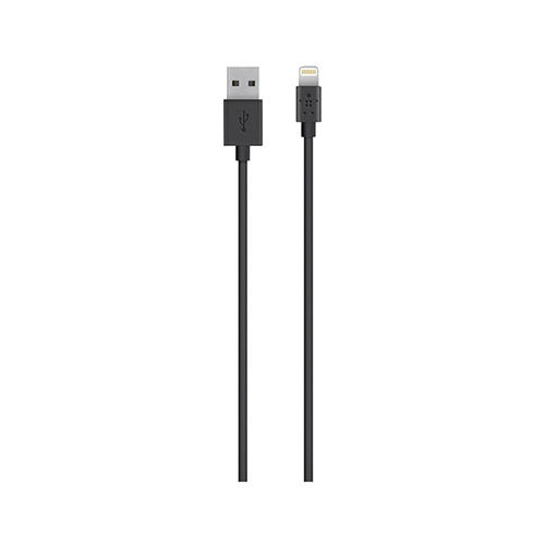 Mixit Lightning USB iPhone Cable, Black, 4-Ft.