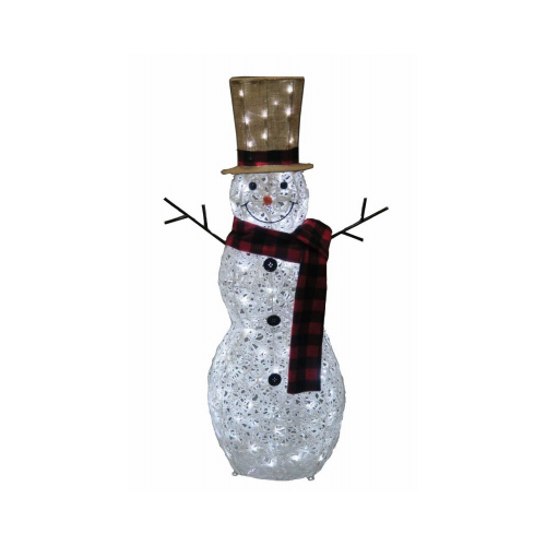 CITI TALENT LTD 57-424-087 Glittering White PVC Snowman, 48 x 27-In.