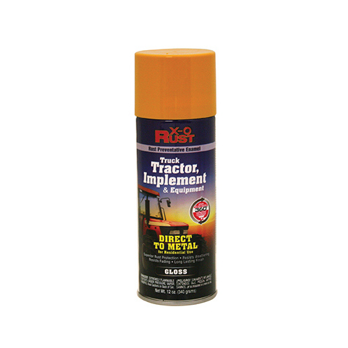 Rust-Preventative Enamel Spray Paint & Primer for Metal, Truck, Tractor, Implement & Equipment, Cub Cadet Yellow, 12 oz.