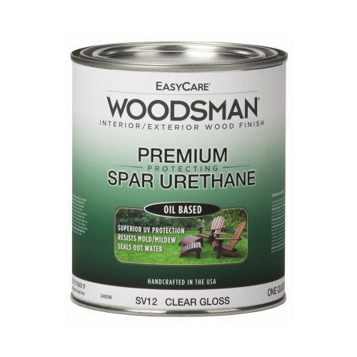 Woodsman Spar Urethane, Indoor/Outdoor, Clear Gloss, Qt.