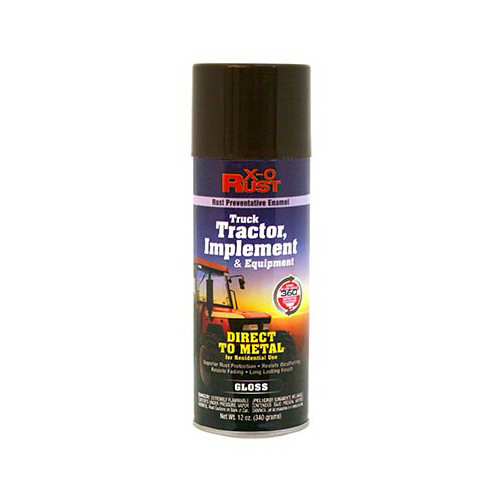 Rust-Preventative Enamel Spray Paint & Primer for Metal, Truck, Tractor, Implement & Equipment, Rustic Brown, 12 oz.