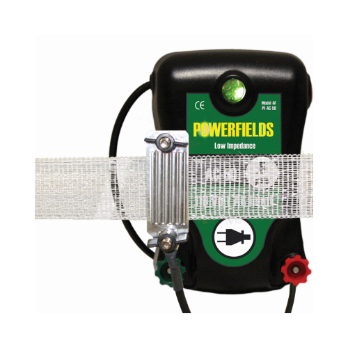 POWERFIELDS P-9-1 Electric Fence Power Connector, Poly Tape To Energizer