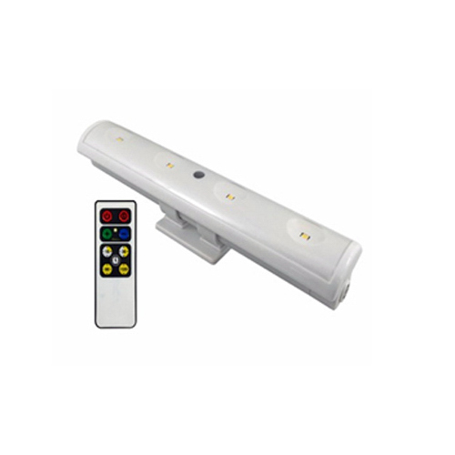 Clamp Bar Light With Remote, White