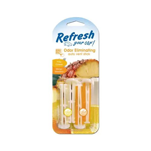 Vent Air Freshener, Mango Mandarin / Pina Colada Scent - pack of 4