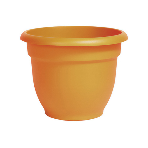 Ariana Planter, Self-Watering, Earthy Yellow Plastic, 6-In.