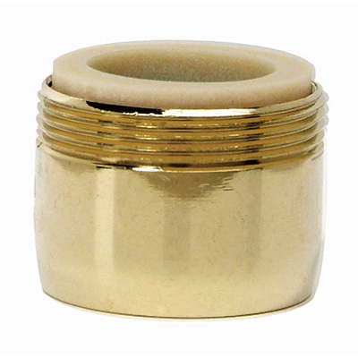 BrassCraft SF0372 Faucet Aerator, Polished Brass, 13/16-In. Dual Thread