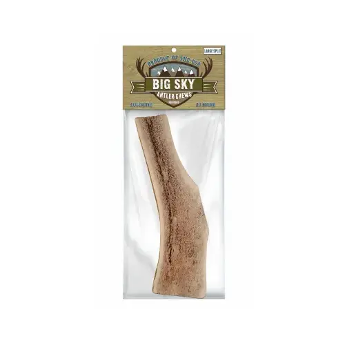 SCOTT PET AT188 Dog Treats, Split Antler Chew, Large