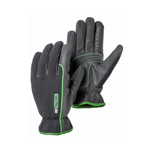 Hestra 75350-100-09 Work Gloves, Reinforced Palm, Men's L