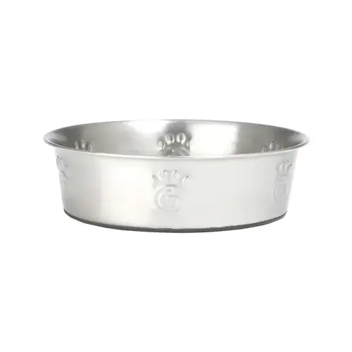 3-Qt. Pet Bowl, Stainless Steel, Non-Skid