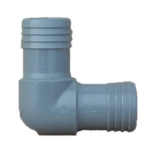 Tigre USA 1406-020BC Pipe Fitting Insert Elbow, Plastic, 2-In.