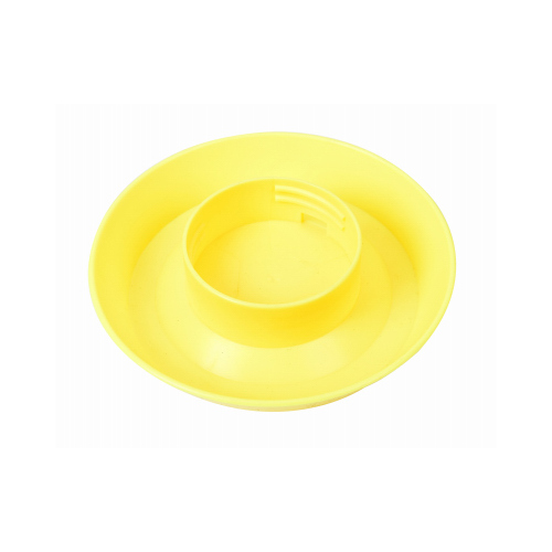 Chick Fount Base Waterer, Screw-On, Yellow, 1-Qt.