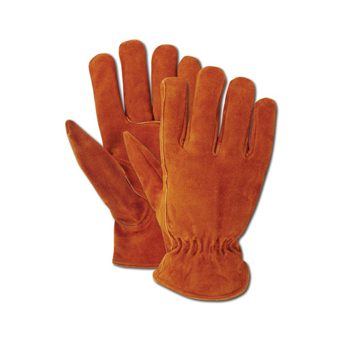 Men's Suede Work Gloves, Large