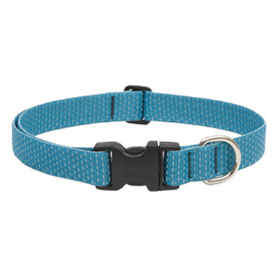 LUPINE INC 36352 Eco Dog Collar, Adjustable, Tropical Sea, 1 x 12 to 20-In.