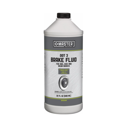 Synthetic DOT 3 Brake Fluid, 32 oz.