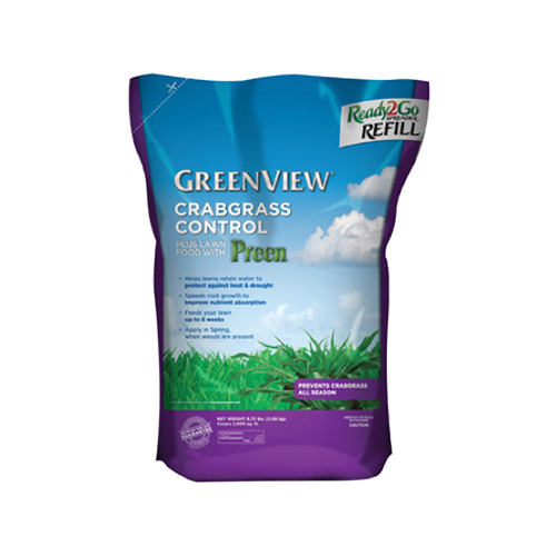 Crabgrass Control + Lawn Food Fertilizer, Covers 2,500 Sq. Ft., 6.75-Lbs.